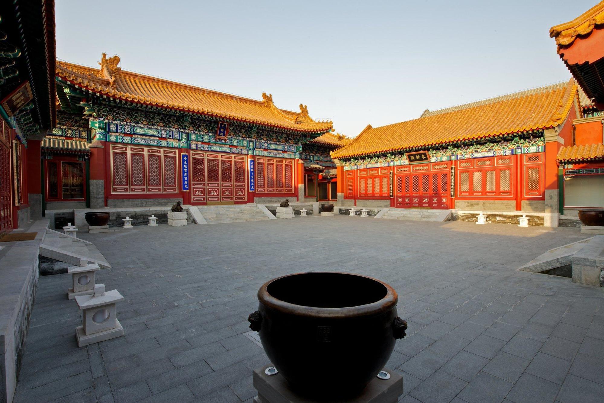 Lv Garden Huanghuali Art Galery Beijing Hotel Yinjiafu Exteriör bild